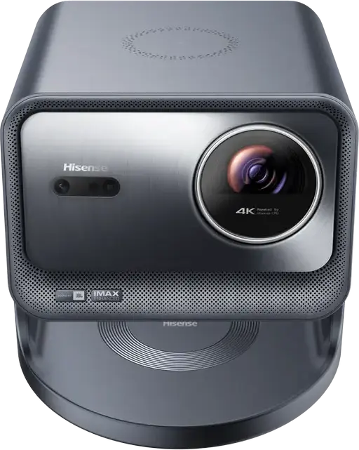 Hisense C2 Pro 4K UHD Laser Projector, 2600 ANSI Lumens, Triple Laser DLP, HDR10+ Dolby Vision, IMAX Enhanced, Wi-Fi 6E, Bluetooth 5.3, Grey