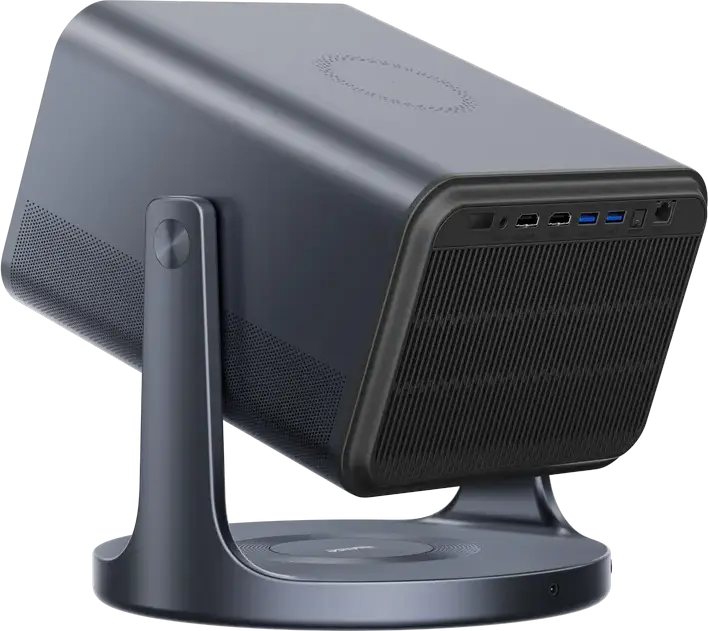 Hisense C2 Pro 4K UHD Laser Projector, 2600 ANSI Lumens, Triple Laser DLP, HDR10+ Dolby Vision, IMAX Enhanced, Wi-Fi 6E, Bluetooth 5.3, Grey