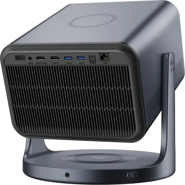 Hisense C2 Pro 4K UHD Laser Projector, 2600 ANSI Lumens, Triple Laser DLP, HDR10+ Dolby Vision, IMAX Enhanced, Wi-Fi 6E, Bluetooth 5.3, Grey