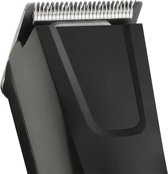 Tundeta de par BaByliss E756E Power, Alimentare la Priza, Lame din Otel Inoxidabil Autoascutite, Lungime Taiere 0.5-25mm, 8 Piene de Ghidare, Negru