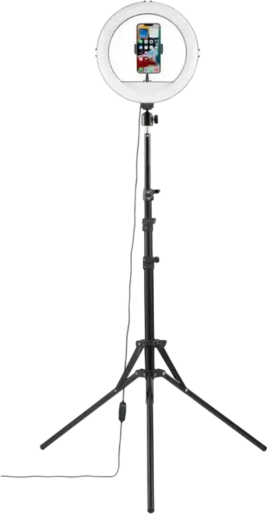 Lampă circulară HAMA SpotLight Steady 120 III, Negru