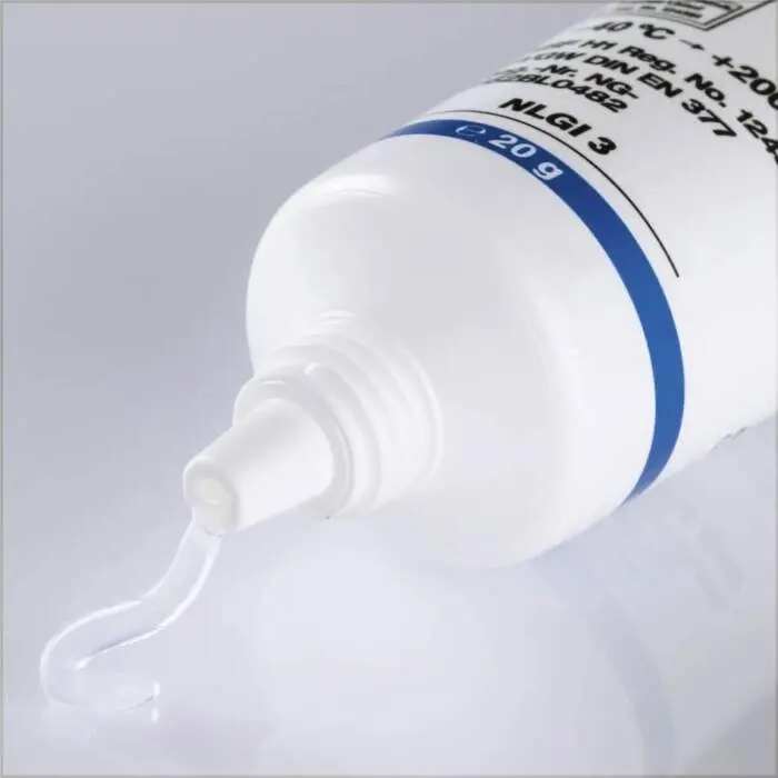 Vaselina Multi-Siliconica Xavax 111177, Lubricant Sigur pentru Alimente NSF H1, -40°C pana la +200°C, NLGI 3, Transparenta, 20g