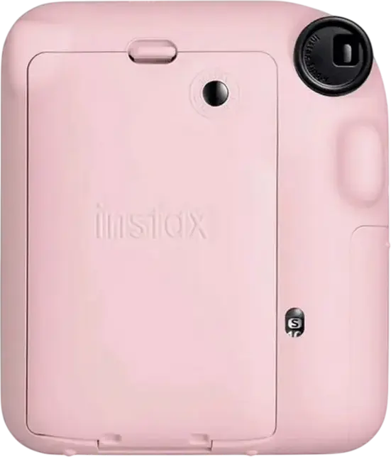 Fujifilm Instax Mini 12 Instant Camera, Automatic Exposure, Close-Up Mode, Built-in Flash, 62mm x 46mm Photo Size, Blossom Pink