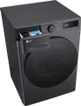 LG F4DR510S2M Washer Dryer 10kg Wash 6kg Dry, AI DD, Steam, TurboWash 360, Front Load Free-standing Washing Machine, 1400 rpm, Grey