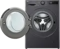 LG F4DR510S2M Washer Dryer 10kg Wash 6kg Dry, AI DD, Steam, TurboWash 360, Front Load Free-standing Washing Machine, 1400 rpm, Grey