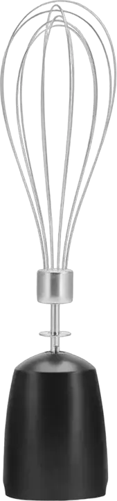 Polaris PHB 1385 Hand Blender 1350W, Stainless Steel Foot and Blade, 0.5L Bowl, Turbo Mode, with Chopper, Whisk and Measuring Beaker, Black