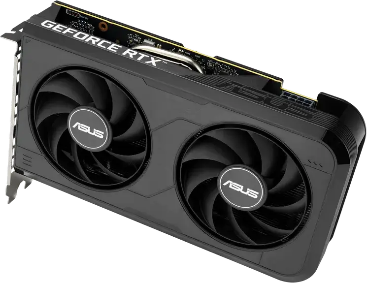 Видеокарта ASUS Dual GeForce RTX 5050 OC Edition 8GB GDDR6, DUAL-RTX5050-O8G, PCI Express 5.0, два вентилятора Axial-tech, Dual BIOS, 2-слотовый дизайн
