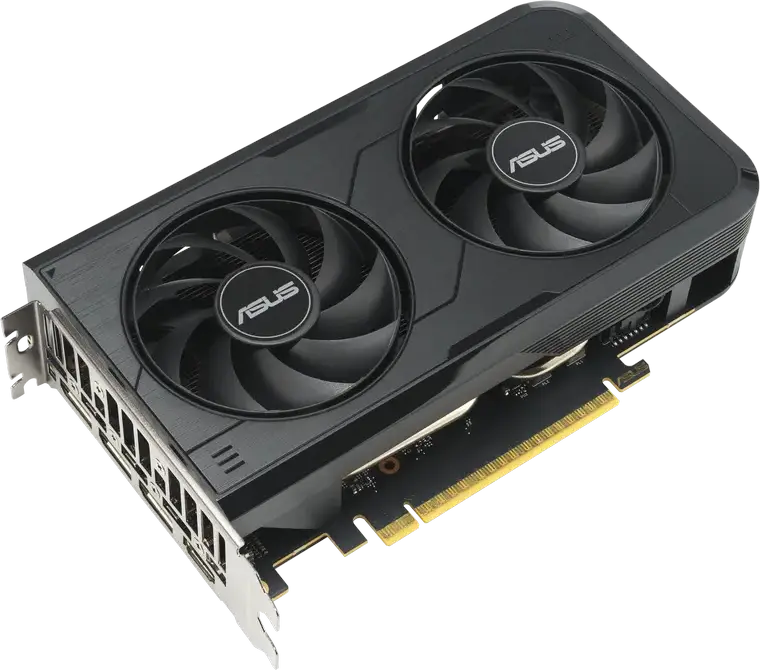 Видеокарта ASUS Dual GeForce RTX 5050 OC Edition 8GB GDDR6, DUAL-RTX5050-O8G, PCI Express 5.0, два вентилятора Axial-tech, Dual BIOS, 2-слотовый дизайн