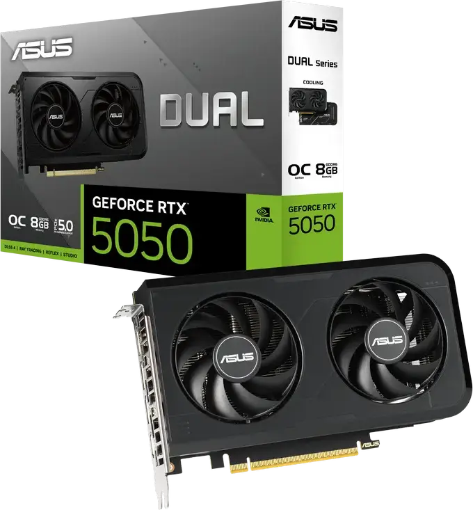 Placă Video ASUS DUAL-RTX5050-O8G, 8GB GDDR6 128bit