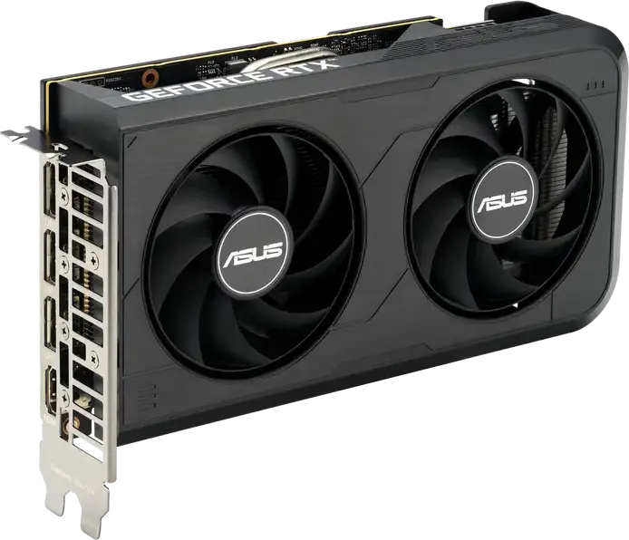 Видеокарта ASUS Dual GeForce RTX 5050 OC Edition 8GB GDDR6, DUAL-RTX5050-O8G, PCI Express 5.0, два вентилятора Axial-tech, Dual BIOS, 2-слотовый дизайн