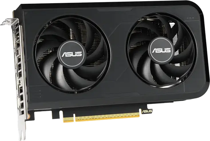 Видеокарта ASUS Dual GeForce RTX 5050 OC Edition 8GB GDDR6, DUAL-RTX5050-O8G, PCI Express 5.0, два вентилятора Axial-tech, Dual BIOS, 2-слотовый дизайн