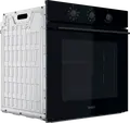 Cuptor Electric Incorporabil Whirlpool OMK38HU0B, Capacitate 71L, Clasa Energetica A, Functie Cook3, Curatare prin Hidroliza, Sticla Neagra
