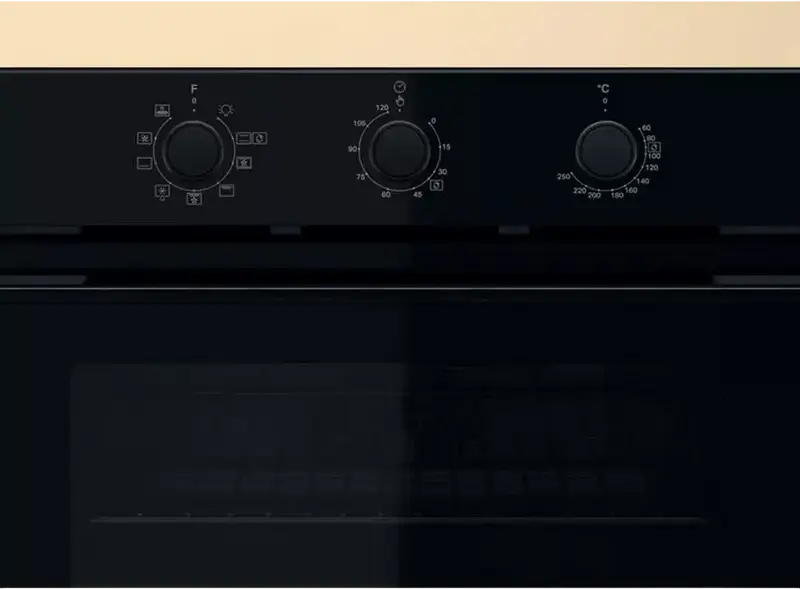 Cuptor Electric Incorporabil Whirlpool OMK38HU0B, Capacitate 71L, Clasa Energetica A, Functie Cook3, Curatare prin Hidroliza, Sticla Neagra