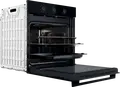 Cuptor Electric Incorporabil Whirlpool OMK38HU0B, Capacitate 71L, Clasa Energetica A, Functie Cook3, Curatare prin Hidroliza, Sticla Neagra