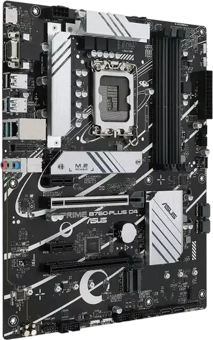 ASUS PRIME B760-PLUS ATX Motherboard LGA1700 Intel B760 DDR4 up to 192GB 7200MHz PCIe 5.0 3x M.2 PCIe 4.0 2.5Gb Ethernet USB 3.2 Gen 2x2 Type-C