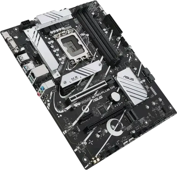 ASUS PRIME B760-PLUS ATX Motherboard LGA1700 Intel B760 DDR4 up to 192GB 7200MHz PCIe 5.0 3x M.2 PCIe 4.0 2.5Gb Ethernet USB 3.2 Gen 2x2 Type-C