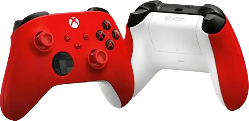 Controller Wireless Microsoft Xbox pentru Xbox Series X|S, Xbox One, Windows 10/11, Android, iOS, Bluetooth, USB-C, D-pad Hibrid, Grip Texturat, Pulse Red