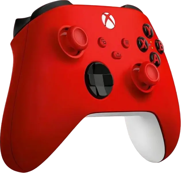 Controller Wireless Microsoft Xbox pentru Xbox Series X|S, Xbox One, Windows 10/11, Android, iOS, Bluetooth, USB-C, D-pad Hibrid, Grip Texturat, Pulse Red