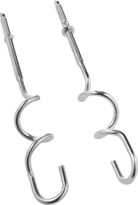 Gorenje M500DC Hand Mixer 500W DC Motor, 5 Speed Levels with Turbo and Pulse Modes, Stainless Steel Beaters and Dough Hooks, White and Silver