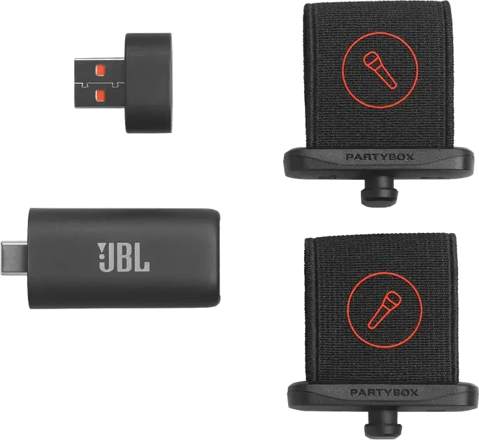 Microfon Karaoke Wireless JBL EasySing, Conectivitate 2.4 GHz, Eliminare Vocale AI, Baterie 10 Ore, Incarcare USB-C, Negru
