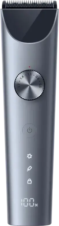 Xiaomi Hair Clipper 2 Electric Hair Trimmer, 19 Length Settings 0.5-28mm, Double-Coated High-Hardness Blade, LED Display, 180min Runtime, Grey