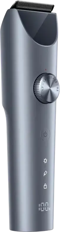 Xiaomi Hair Clipper 2 Electric Hair Trimmer, 19 Length Settings 0.5-28mm, Double-Coated High-Hardness Blade, LED Display, 180min Runtime, Grey