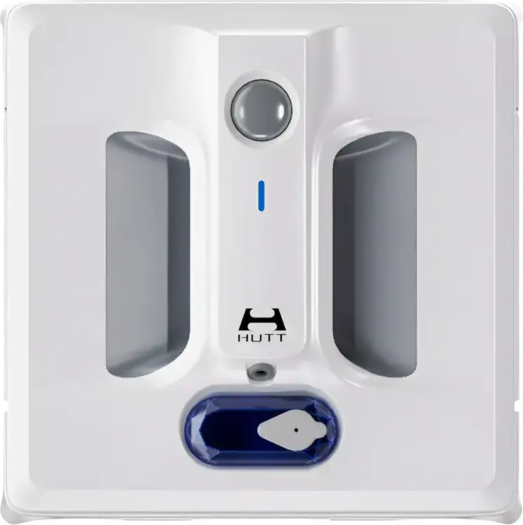 HUTT A1 2.0 AI Window Cleaning Robot, 6000Pa Suction, Quadruple Water Spray System, Laser Edge Detection, for Glass Mirrors and Tiles, White