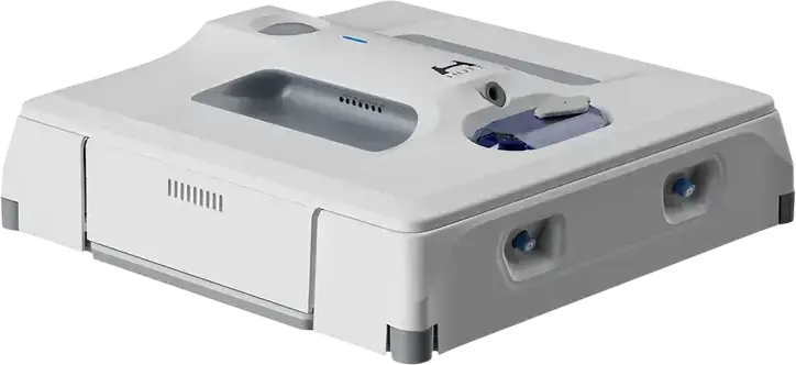 HUTT A1 2.0 AI Window Cleaning Robot, 6000Pa Suction, Quadruple Water Spray System, Laser Edge Detection, for Glass Mirrors and Tiles, White