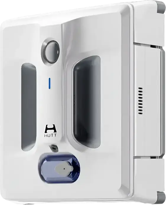 HUTT A1 2.0 AI Window Cleaning Robot, 6000Pa Suction, Quadruple Water Spray System, Laser Edge Detection, for Glass Mirrors and Tiles, White