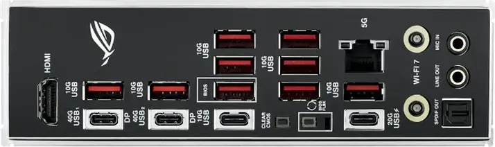 Материнская плата ASUS ROG STRIX X870E-E GAMING WIFI AM5 ATX AMD X870E DDR5 8400+ MT/s PCIe 5.0 WiFi 7 Bluetooth 5.4 USB4 Ethernet Realtek 5Gb