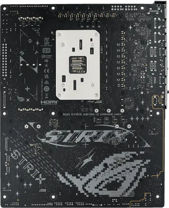 Материнская плата ASUS ROG STRIX X870E-E GAMING WIFI AM5 ATX AMD X870E DDR5 8400+ MT/s PCIe 5.0 WiFi 7 Bluetooth 5.4 USB4 Ethernet Realtek 5Gb
