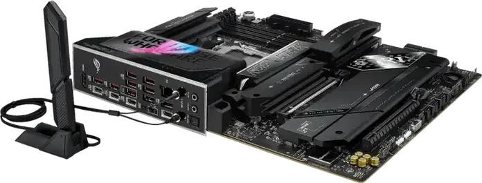 Материнская плата ASUS ROG STRIX X870E-E GAMING WIFI AM5 ATX AMD X870E DDR5 8400+ MT/s PCIe 5.0 WiFi 7 Bluetooth 5.4 USB4 Ethernet Realtek 5Gb