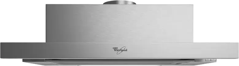 Whirlpool AKR 749/1 IX Telescopic Built-in Range Hood, Stainless Steel, 59.8 cm, 304 m3/h Extraction Power, 3 Speed Levels, Halogen Lighting