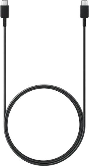 Samsung USB-C to USB-C Charging and Sync Cable 3A 60W Super Fast Charging 1.8m USB 2.0 Data Transfer EP-DX310, Black