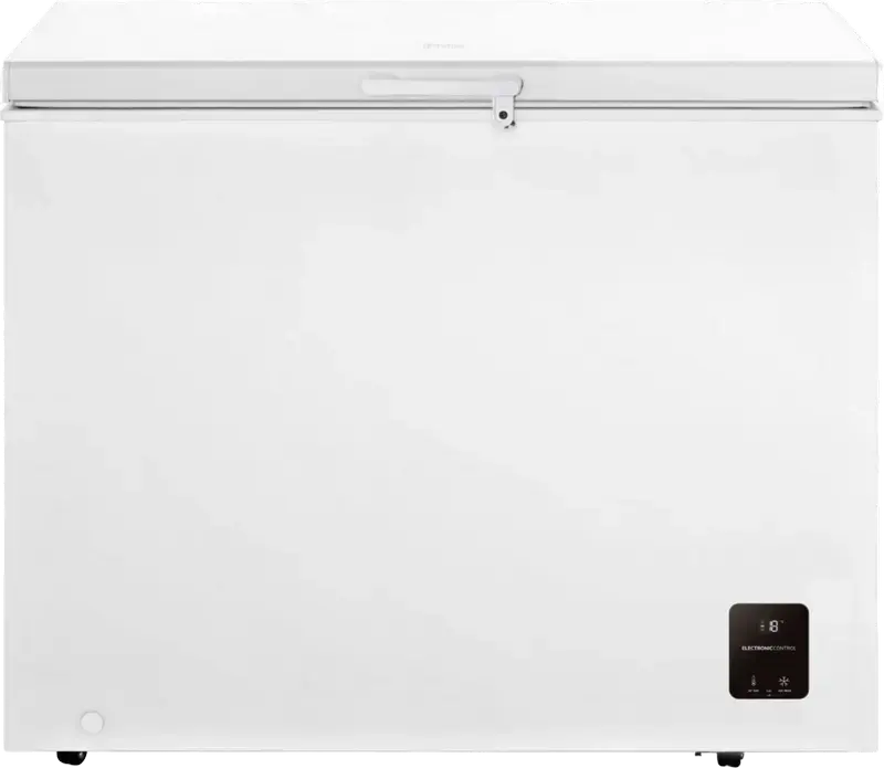 Gorenje FH25EAW Chest Freezer, 248L Capacity, Energy Class E, Fast Freeze, Electronic Control with LED Display, White, 96.3x84.7x63 cm
