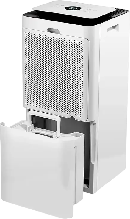 Electrolux EDH-25L Floor Dehumidifier, 25 L/day Capacity, HEPA Filter, Digital LED Display, Electronic Sensor Control, 3.5 L Tank, White