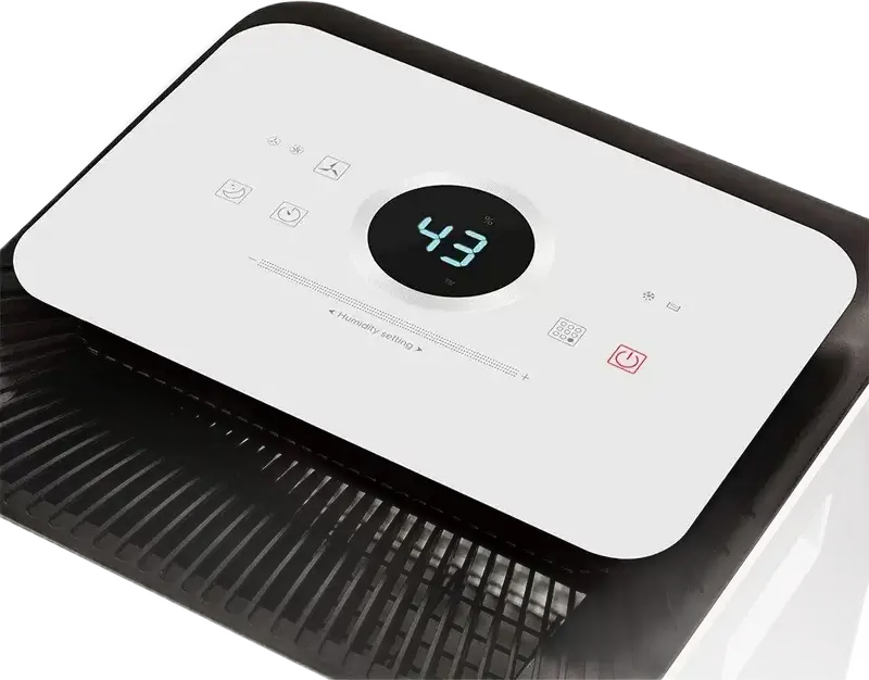 Electrolux EDH-25L Floor Dehumidifier, 25 L/day Capacity, HEPA Filter, Digital LED Display, Electronic Sensor Control, 3.5 L Tank, White