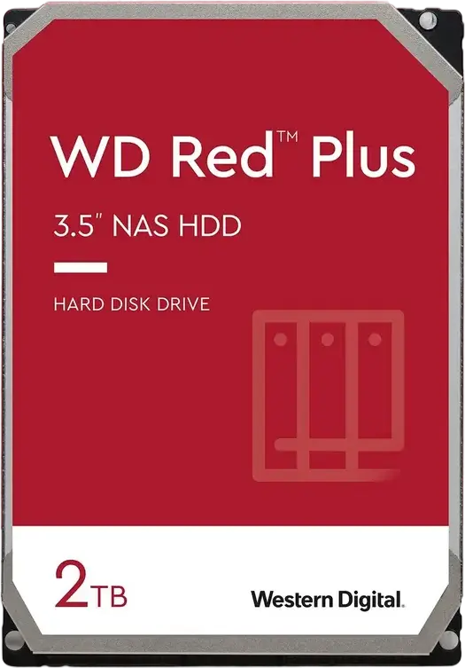 Unitate HDD Western Digital WD Red Plus, 3.5", 2 TB <WD20EFPX>
