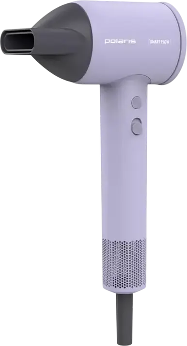 Fön Polaris PHD1120 Profesional 1600W cu Ionizare Quattro Ionic 4D, Motor Brushless 115000 rpm, Difuzor si Concentrator, Culoare Liliac
