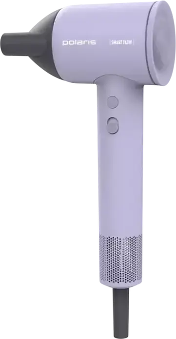 Fön Polaris PHD1120 Profesional 1600W cu Ionizare Quattro Ionic 4D, Motor Brushless 115000 rpm, Difuzor si Concentrator, Culoare Liliac