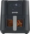 Gorenje AF1350DWB Air Fryer, 5.4L Non-stick Bowl, 1350W, Digital Touch Control with Viewing Window and 8 Pre-set Programs, Black