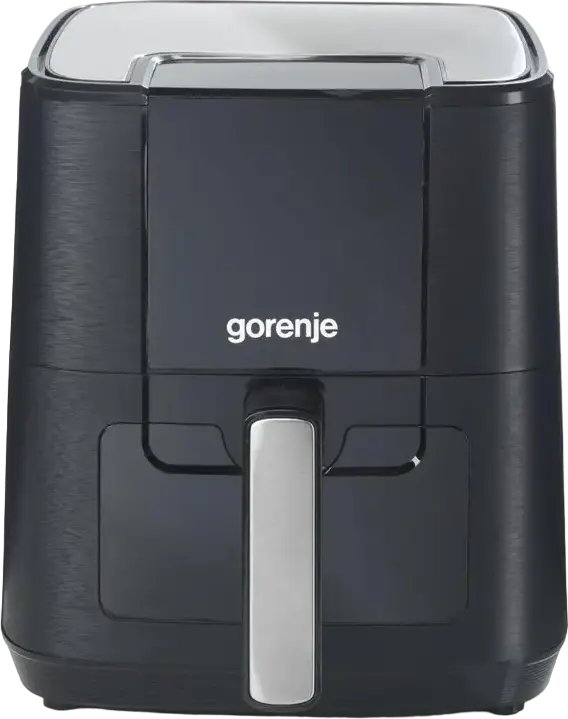 Gorenje AF1350DWB Air Fryer, 5.4L Non-stick Bowl, 1350W, Digital Touch Control with Viewing Window and 8 Pre-set Programs, Black