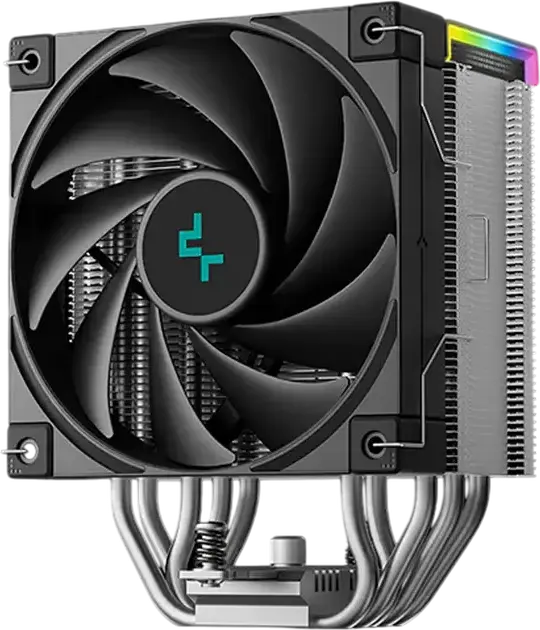 Deepcool AK500S DIGITAL SE CPU Air Cooler, 120mm FDB Fan 1850 RPM, 5 Heat Pipes, ARGB LED Status Display for Real-time Monitoring, Intel LGA 1700 AMD AM5