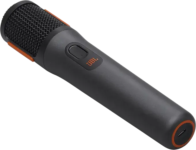 Microfoane Wireless JBL PartyBox, Set Microfoane Vocale Dinamice Cardioide, Wireless 2.4 GHz, Raza 30m, Baterie 20h, Incarcare USB-C, Negru