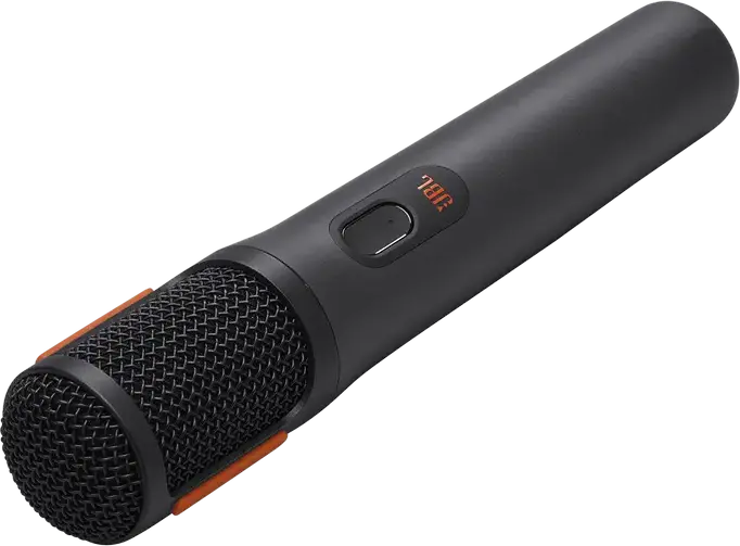Microfoane Wireless JBL PartyBox, Set Microfoane Vocale Dinamice Cardioide, Wireless 2.4 GHz, Raza 30m, Baterie 20h, Incarcare USB-C, Negru