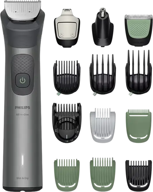 Philips MG7935/15 Multigroom 7000 Series All-in-One Trimmer for Face Head and Body, 15 Tools, BeardSense Technology, Stainless Steel Blades, Wet & Dry