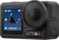 DJI Osmo Action 5 Pro Adventure Combo Action Camera, 4K 120fps, 1/1.3-inch CMOS Sensor, RockSteady 3.0, 64GB Internal Storage, IP68 Waterproof 20m, Black