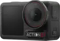 DJI Osmo Action 5 Pro Adventure Combo Action Camera, 4K 120fps, 1/1.3-inch CMOS Sensor, RockSteady 3.0, 64GB Internal Storage, IP68 Waterproof 20m, Black