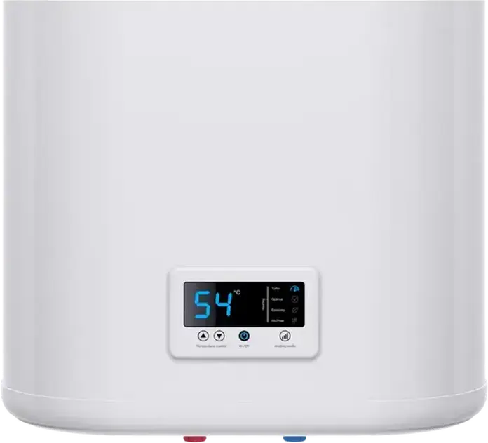 Boiler Electric Thermex IF 50 V Pro Flat, 50L, Rezervor Otel Inoxidabil, 2000W, Montare Verticala pe Perete, Control Electronic cu Display LED, Alb