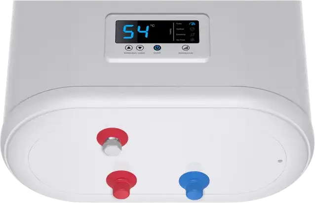 Boiler Electric Thermex IF 50 V Pro Flat, 50L, Rezervor Otel Inoxidabil, 2000W, Montare Verticala pe Perete, Control Electronic cu Display LED, Alb